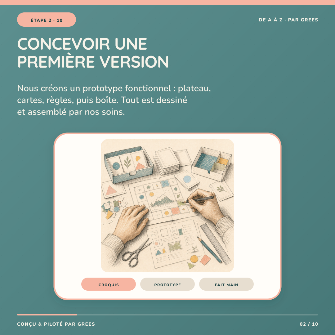 Étape 2 : concevoir une première version