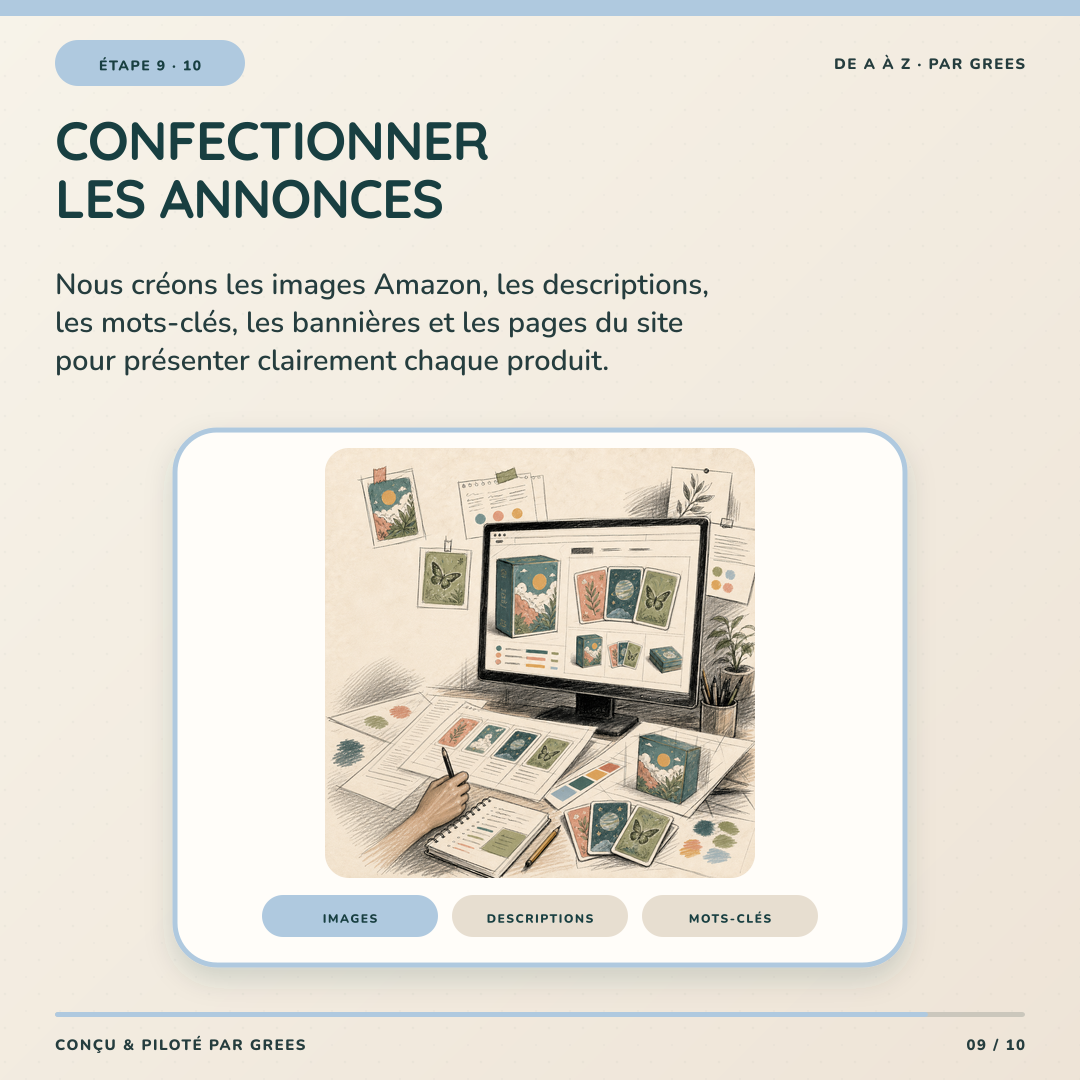 Étape 9 : confectionner les annonces