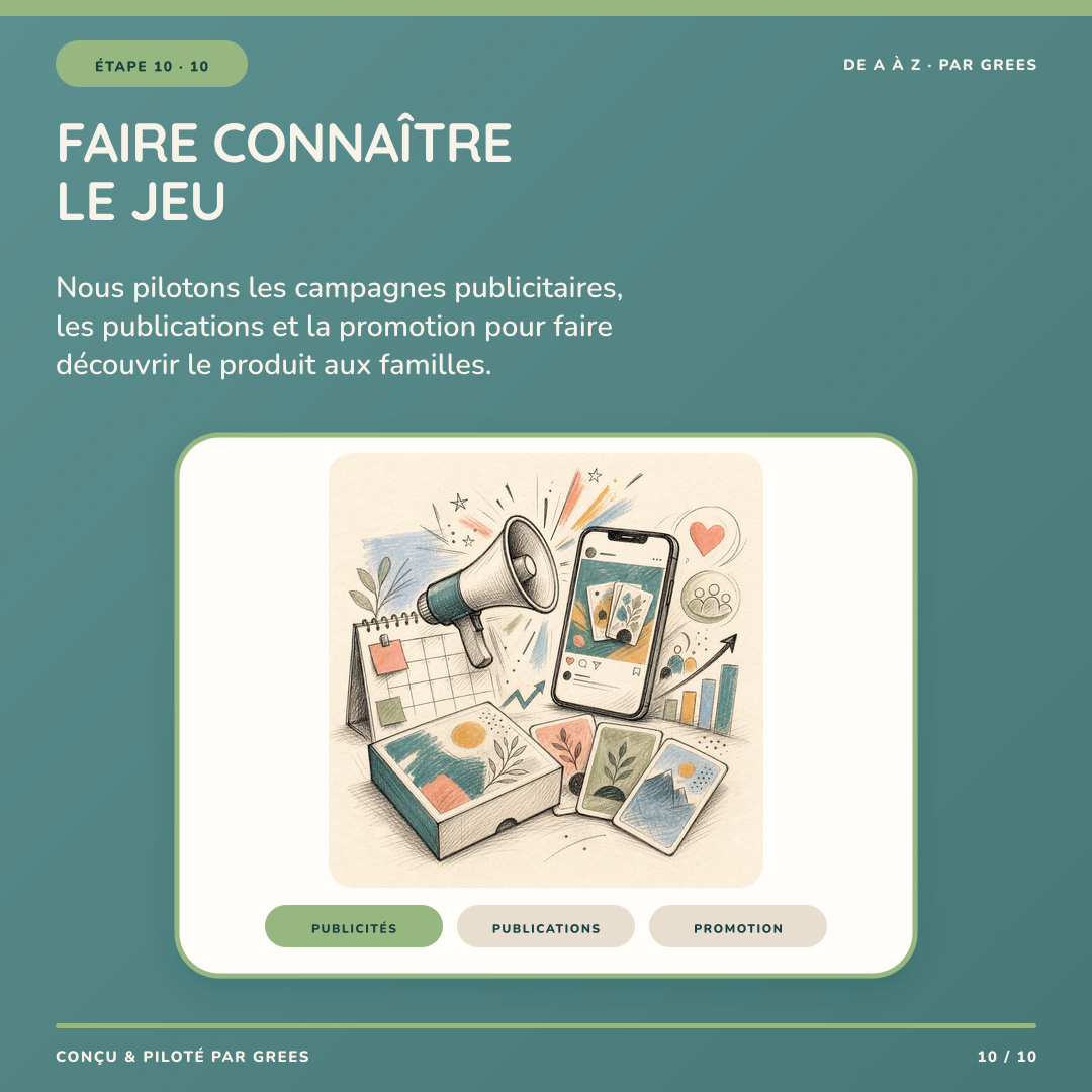 Étape 10 : faire connaître le jeu