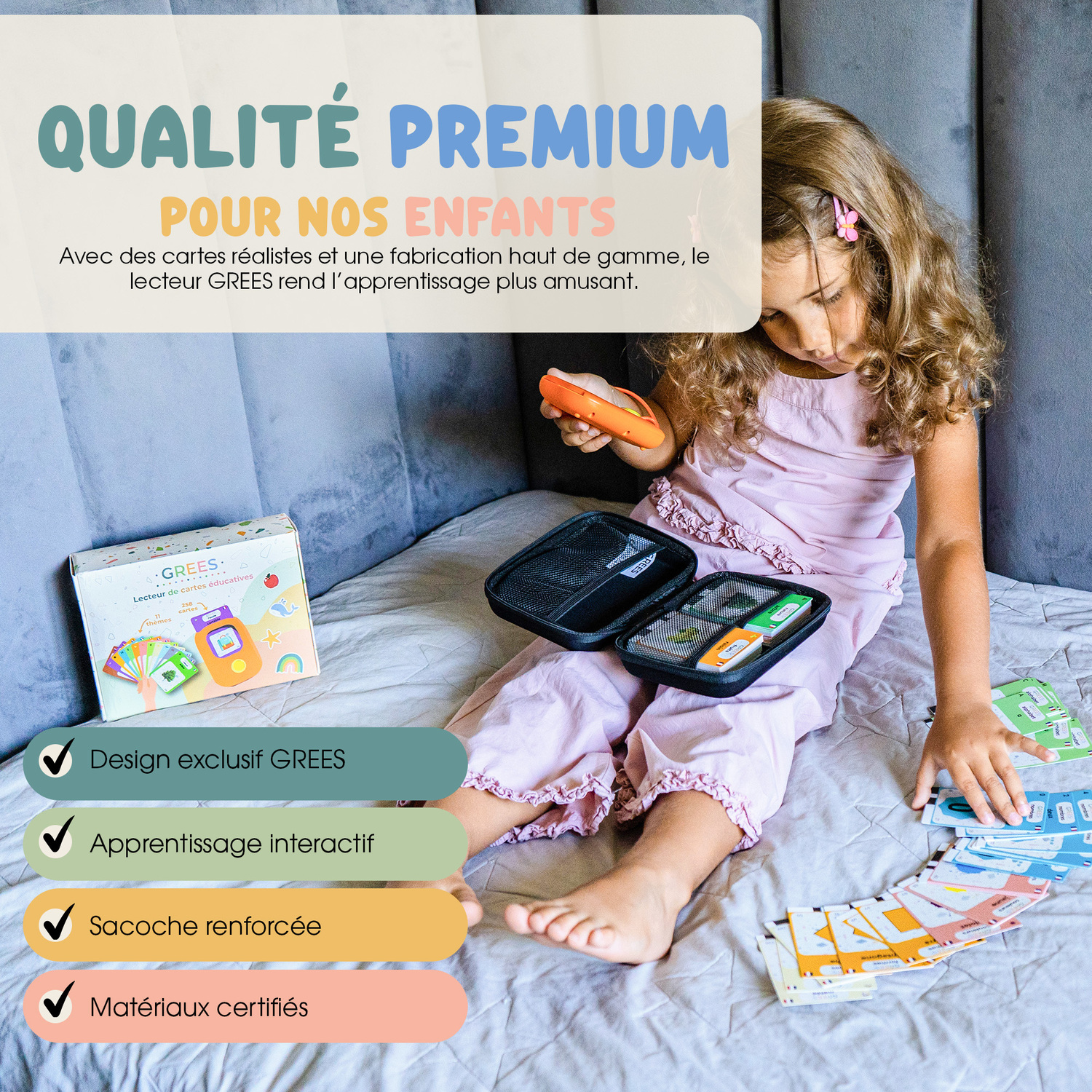 Qualité premium du lecteur GREES